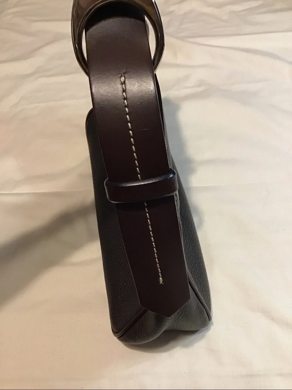 Dooney & Bourke Hobo Bag, Lined, Black Pebbled Leather